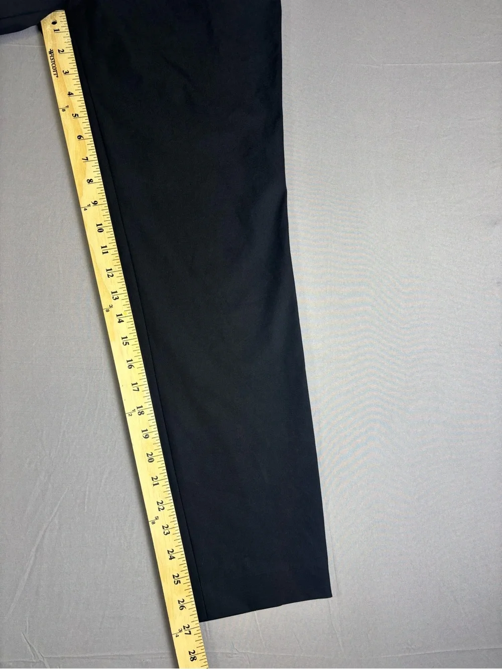 THEORY Thaniel Cropped Black Slim Trousers Size 2 New With Tags - Picture 8 of 15